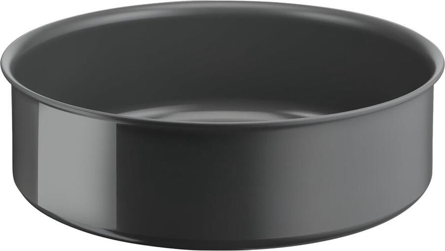Keramische Koekenpan Afneembare Handgreep Gezond Koken Thermo-Signal Technologie 24 cm Zwart