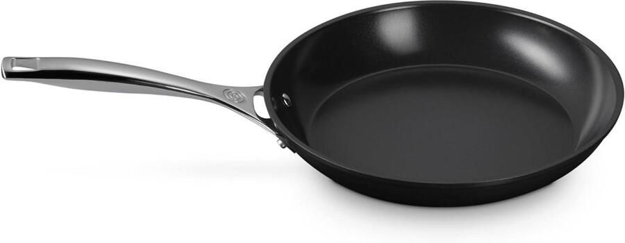 Keramische Koekenpan Anti-aanbak Pan Gezond Koken PFAS-vrije Coating 25 cm Zwart