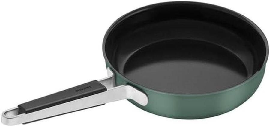 Keramische Koekenpan Antiaanbak Pan Dagelijks Koken Gelijkmatige Warmte 1.44 Kilogram Groen