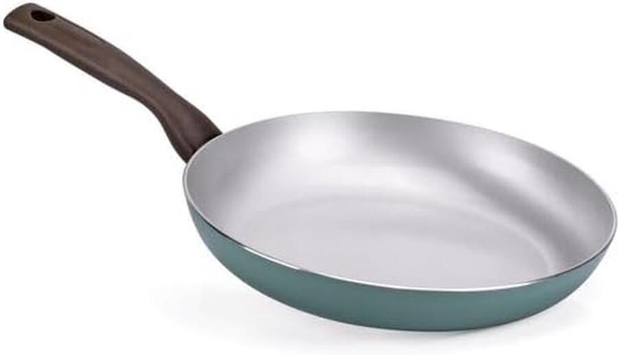 Keramische Koekenpan Antiaanbak Pan Gezond Koken PFAS-vrije Coating 26 cm Aqua Groen
