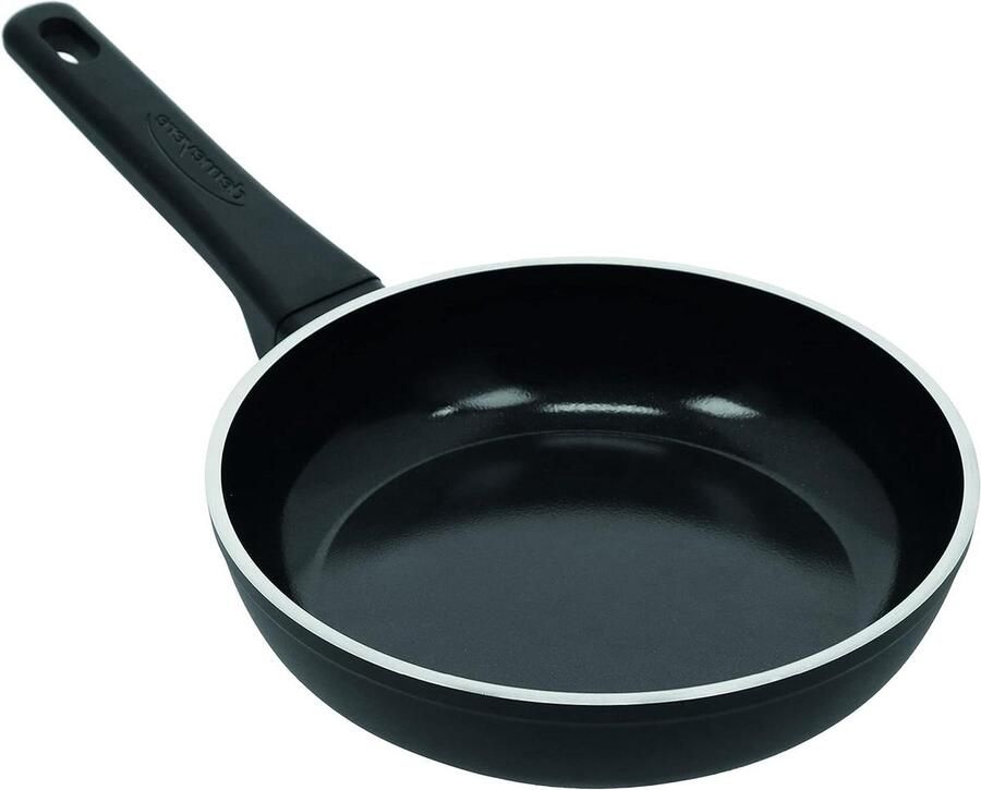 Keramische Koekenpan Antiaanbakpan Gezond Koken PTFE-vrij Ceraforce Ø 28 cm Zwart