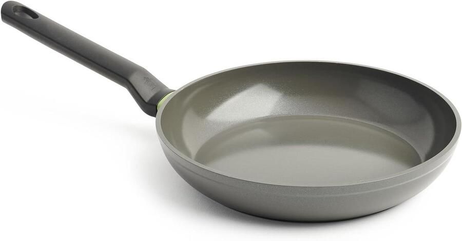 Keramische Koekenpan Antiaanbakpan Vetarm Bakken PFAS-vrije Coating 26 cm Grijs