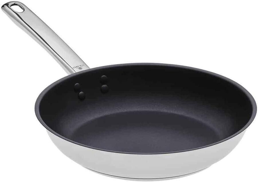 Keramische Koekenpan Bradepan Stoofpan Gezond Koken Krasbestendige Coating 24 cm Zwart