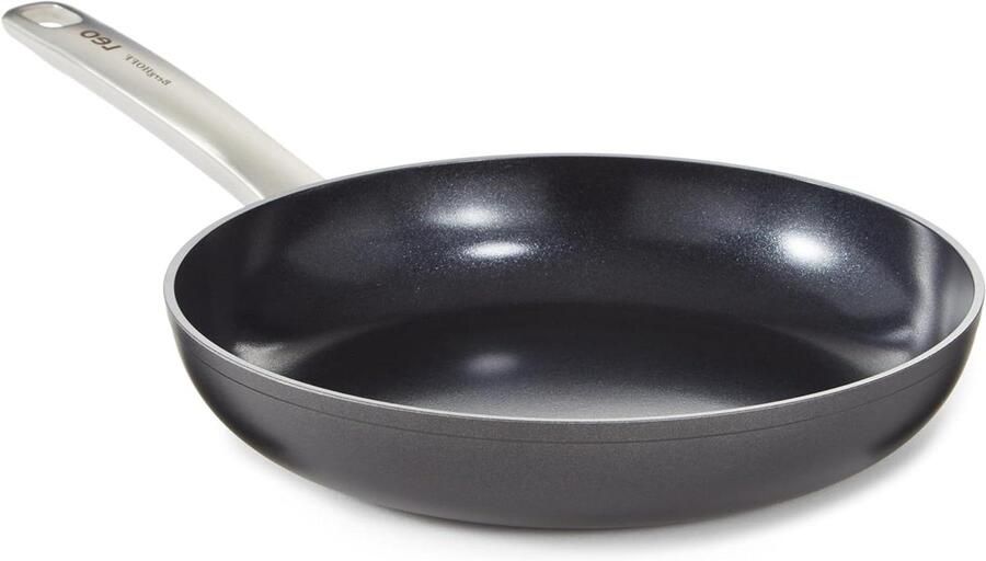 Keramische Koekenpan Dagelijks Koken Gerecycled Aluminium 25.4 cm Grafiet
