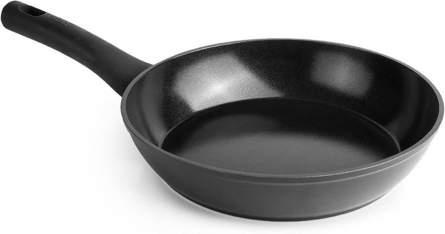 Keramische Koekenpan Koekepan Aluminium Koken op Inductie PFAS Vrije Coating 28 cm Zwart