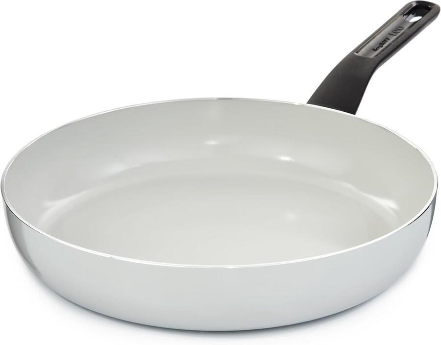 Keramische koekenpan met antiaanbaklaag Elke dag koken CeraGreen niet-giftige coating 28 cm diameter Glinsterend