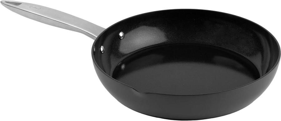 Keramische Koekenpan PFAS-vrij Gezond Koken Sterkste Antiaanbaklaag 28cm Zwart