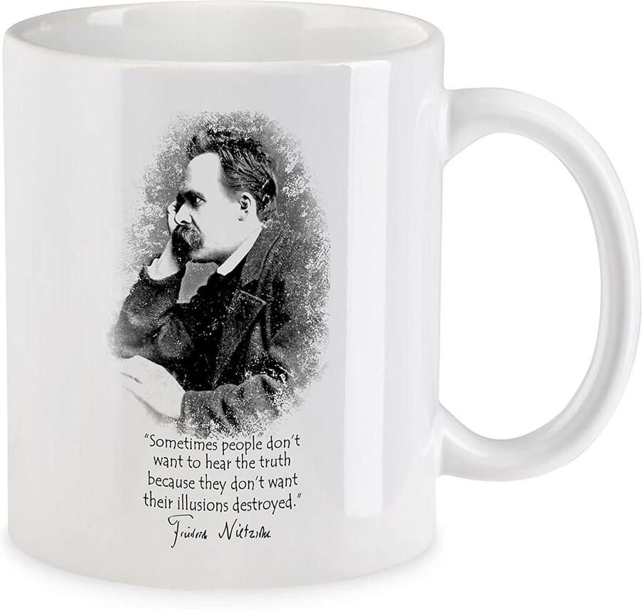 Keramische Koffiemok 330 ml met Inspirerende Spreuk Vaatwasmachinebestendig