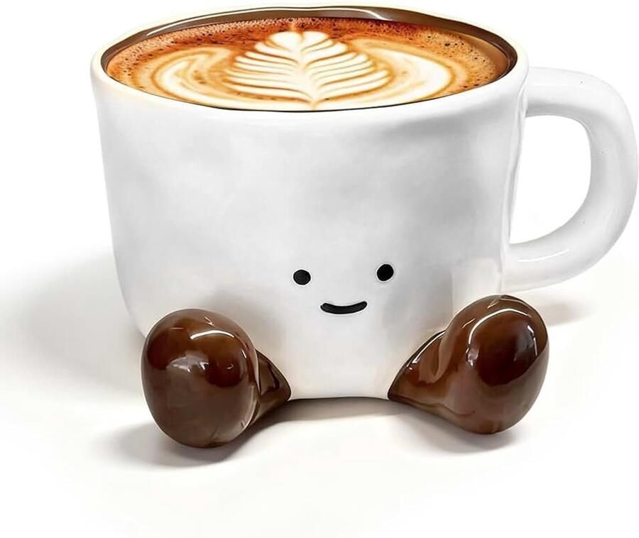 Keramische koffiemok beker mok esthetisch schattige mok decoratieve pennen opslag