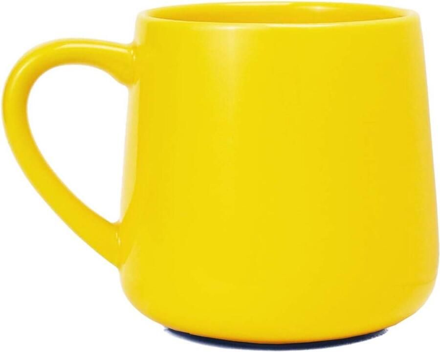 Keramische Koffiemok Gele Theekop Koffie Drinken Grote Capaciteit 18 oz Geel
