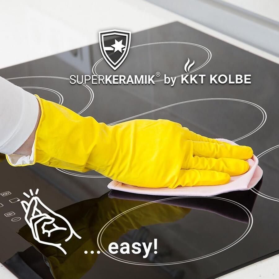 Keramische Kookplaat 90 cm met 5 Zones en Touch Control