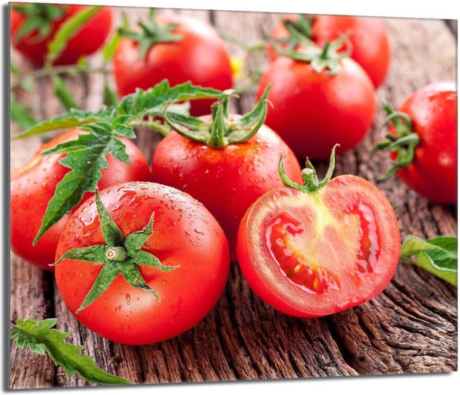 Keramische kookplaat afdekplaat 60x52 cm Glazen snijplank en spatbescherming