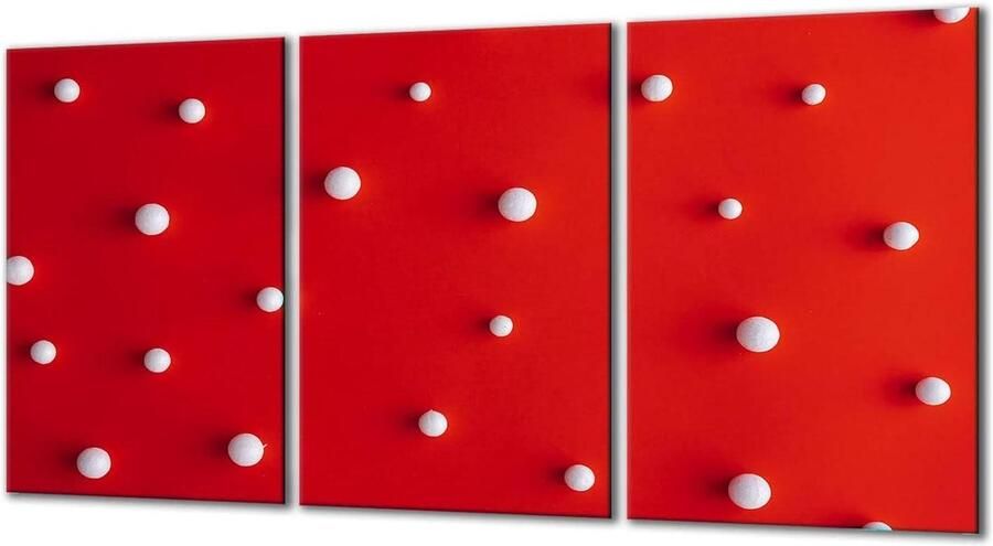 Keramische Kookplaat Covers Kookplaatafdekking Glas Keuken Beschermen Gehard Glas 3x30x52 cm Rood