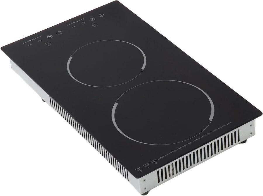 Keramische Kookplaat Elektrische fornuis Koken aanrecht Geïntegreerd ontwerp 58 x 34 x 14 cm Zwart