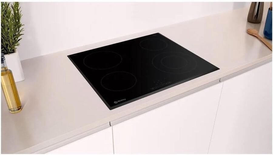 Keramische Kookplaat Elektrische Kookplaat Koken en Bakken Aanraakbediening 60 cm Zwart