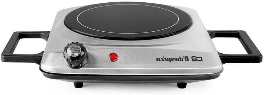 Keramische Kookplaat Elektrische Kookplaat Snel Koken Roestvrijstalen Behuizing 177 cm Diameter Roestvrij Staal