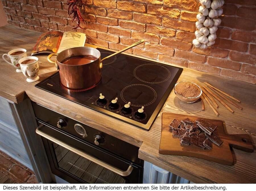 Keramische Kookplaat Elektrische Kookplaat Thuis Koken Restwarmte Indicator 60 centimeter Ivoor