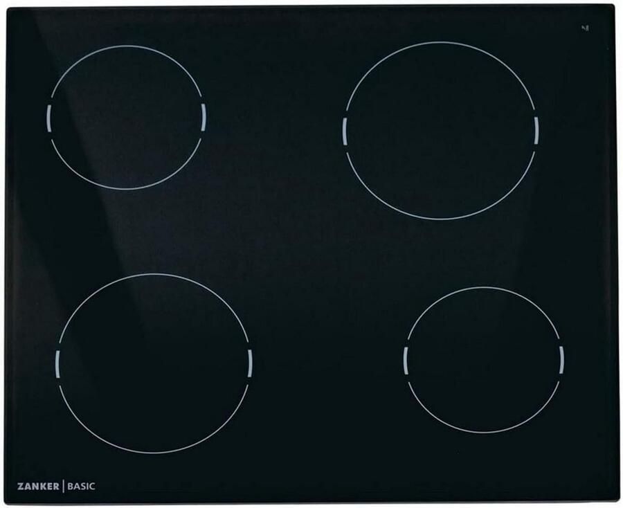 Keramische Kookplaat Glas Vervangingsplaat Geschikt voor Inbouw Kookplaten 59x52 cm