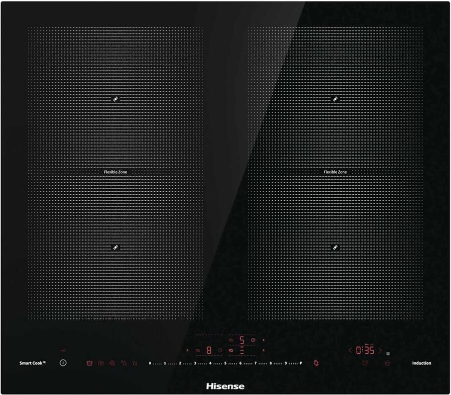 Keramische Kookplaat Glazen Kookplaat Moderne Keuken Grote Zone 29cm 30cm Werkblad Zwart