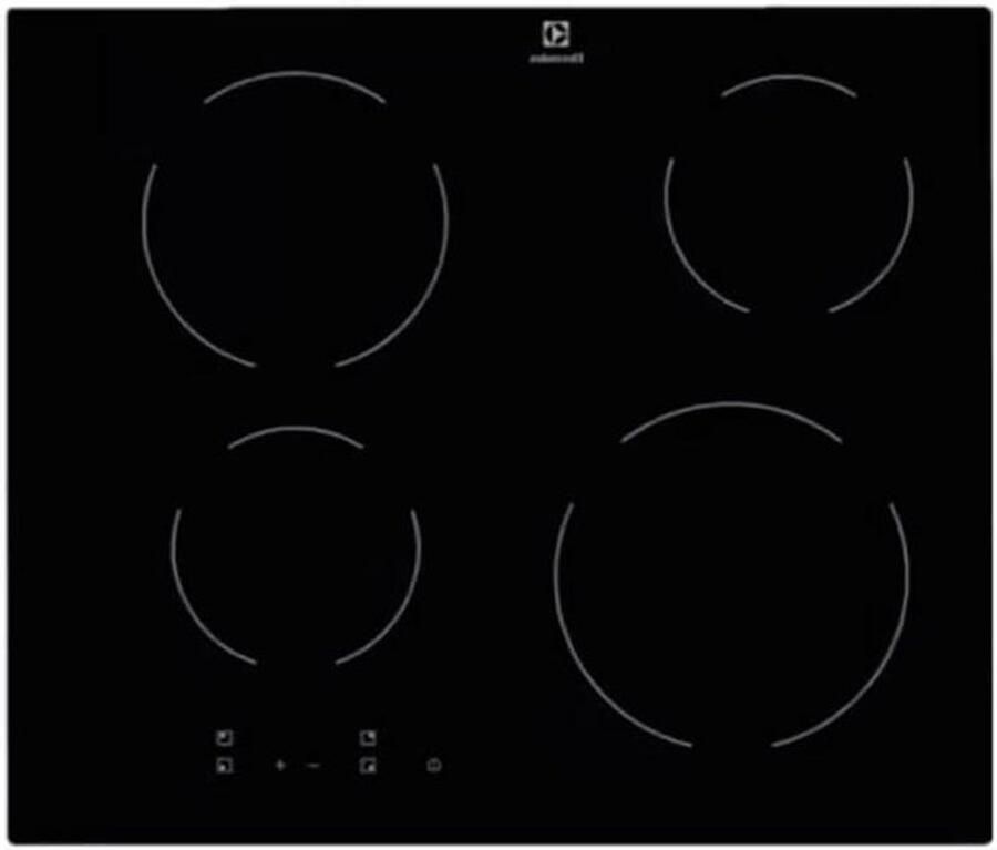 Keramische Kookplaat Inductie Plaat Koken Thuis Touch Bediening 60 cm Zwart