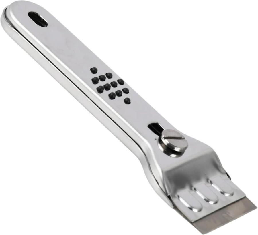 Keramische Kookplaat Schraper Zilver 13.5 x 4.5 cm Roestvrijstalen Glas Schraper Voor Huishoudelijk Gebruik