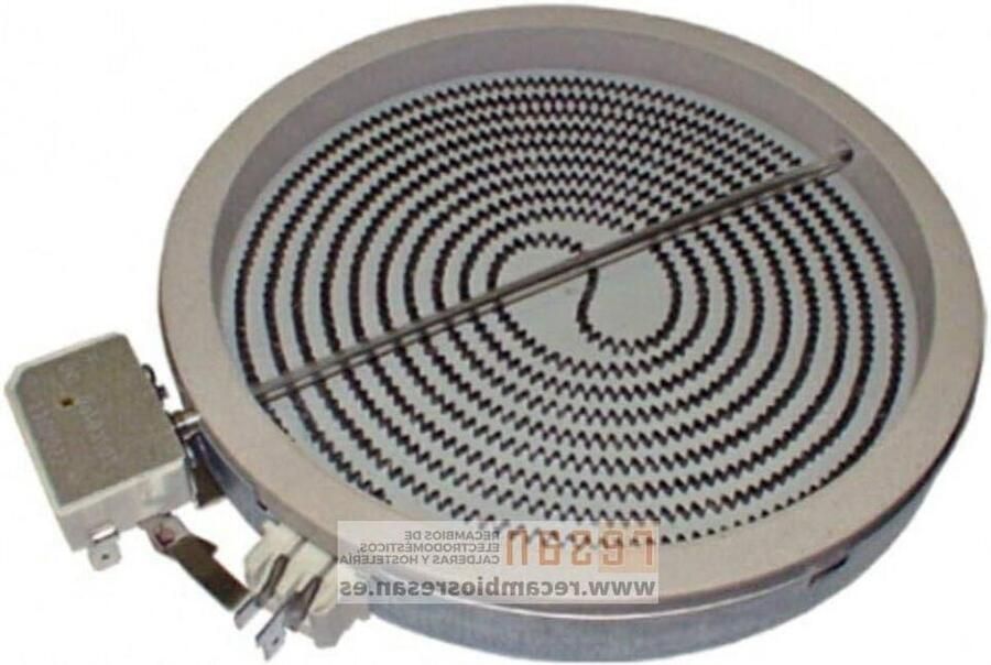 Keramische Kookplaat Verwarmingselement Koken Thuis 1500 Watt Vermogen 180 mm Diameter Zwart