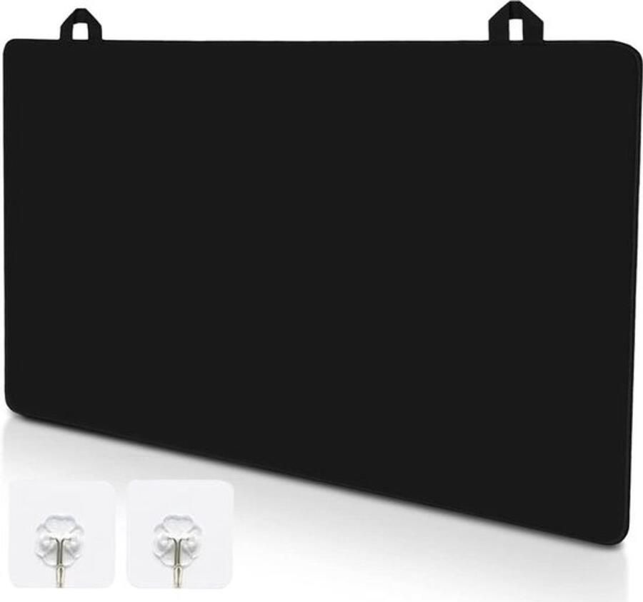 Keramische kookplaatafdekking 615 x 53 cm Multifunctionele siliconenmat Antislip en krasbestendig Zwart