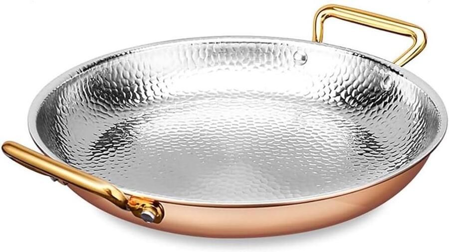 Keramische Kookpot Steelpan Koekenpan Paella Koken Antiaanbak Inductie Verschillende Maten Zilver