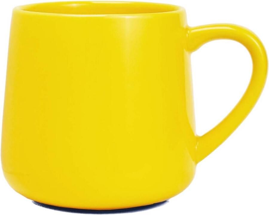 Keramische Mok Gele Kop Koffie Drinken Grote Capaciteit 18 Ounces Geel