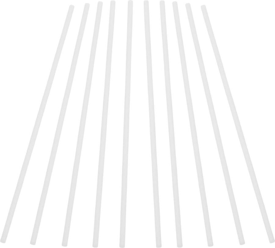 Keramische Ophangstaven Hittebestendig Gereedschap Pottenbakken in Oven Gelijkmatige Warmteverdeling 10x0.2x0.2cm Wit