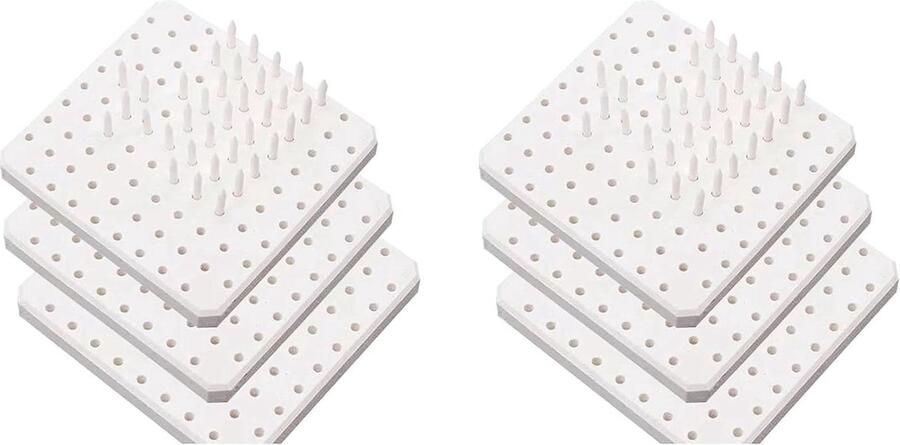 Keramische Oven Steunen Aardewerk Bak Hulpstukken Keramiek Bakken Hittebestendig Materiaal 10 x 1 cm Wit