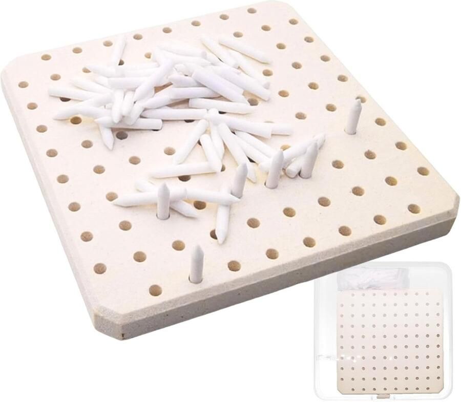 Keramische Ovennagels Oven Steun Keramiek Branden Hoge Temperatuur Weerstand 60 Steunpennen Standaard