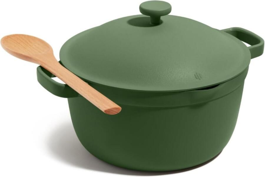 Keramische pan Antiaanbak pan Veelzijdig koken Gifvrij kookoppervlak 55 liter Wit