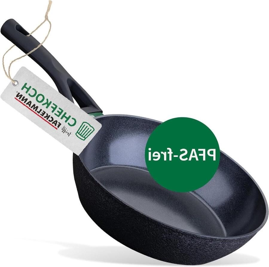 Keramische Pan Koekenpan Anti-aanbak Gezond Koken Gerecycled Aluminium Ø 28 cm Zwart