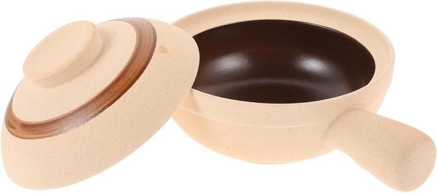 Keramische Soeppan Stoofpot Casserole Koken voor Familie Met Handgrepen 22 x 16.5 x 11 cm
