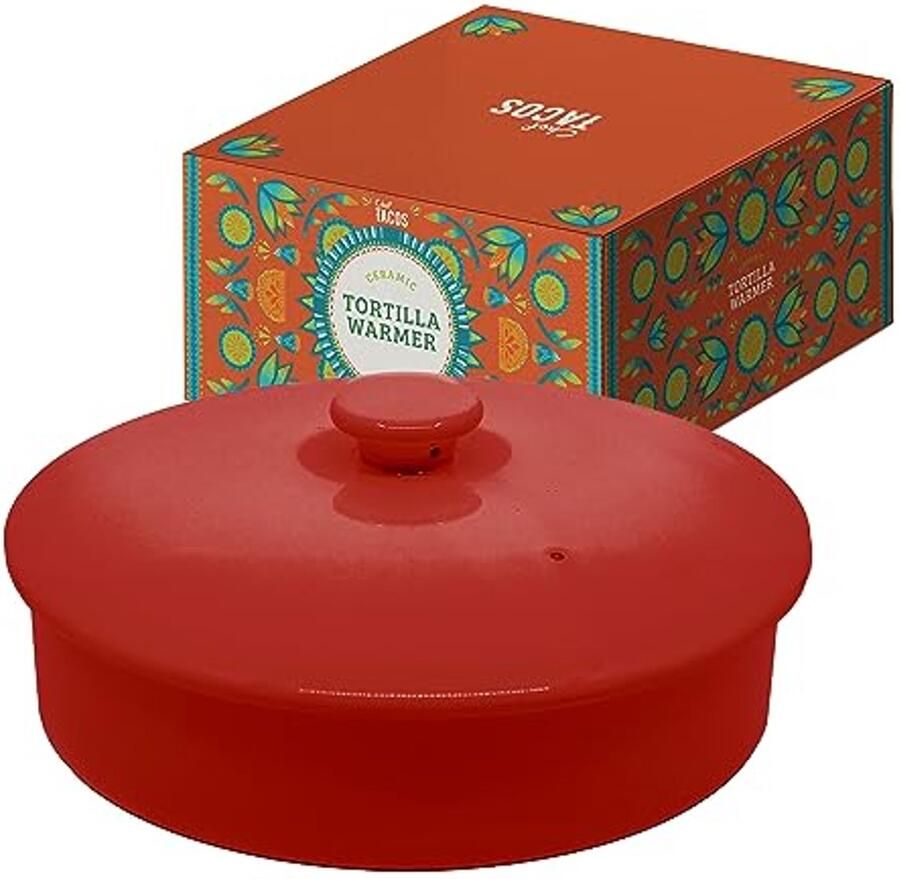 Keramische Tortillaverwarmer Magnetronbestendig en Ideaal voor Opslag