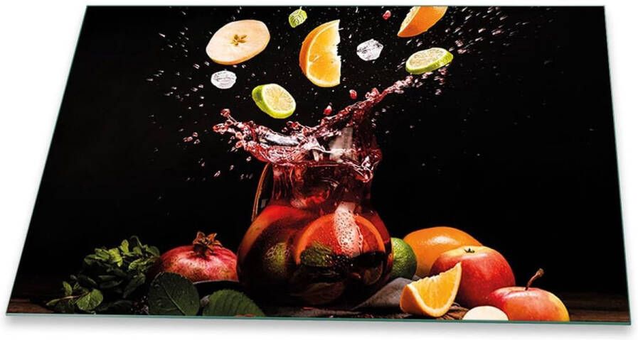 Keramische Veldafdekking 80x52 cm Multifunctionele Glasplaat voor Kookplaat en Snijplank