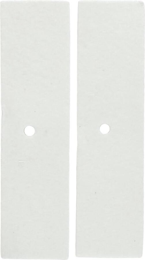 Keramische vezel afdichtingen Oven onderdelen Oven onderhoud Hittebestendige constructie 185 x 48 x 5 mm Wit