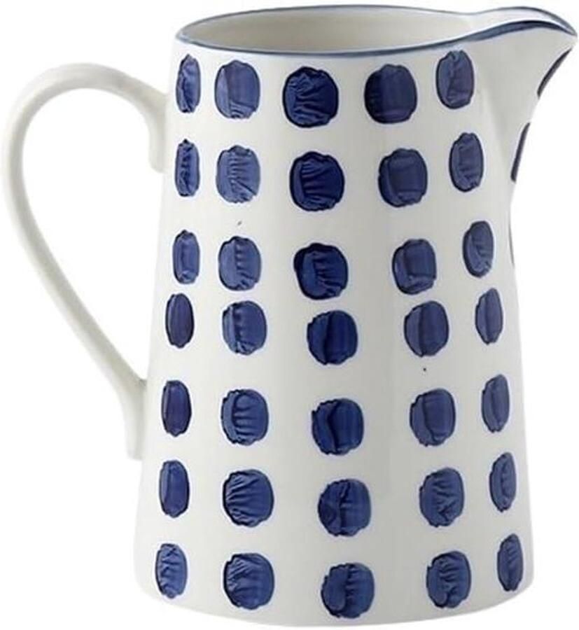 Keramische Waterkoker Drankkan Keuken Dranken Serveren Met Deksel 15 Liter Blauw