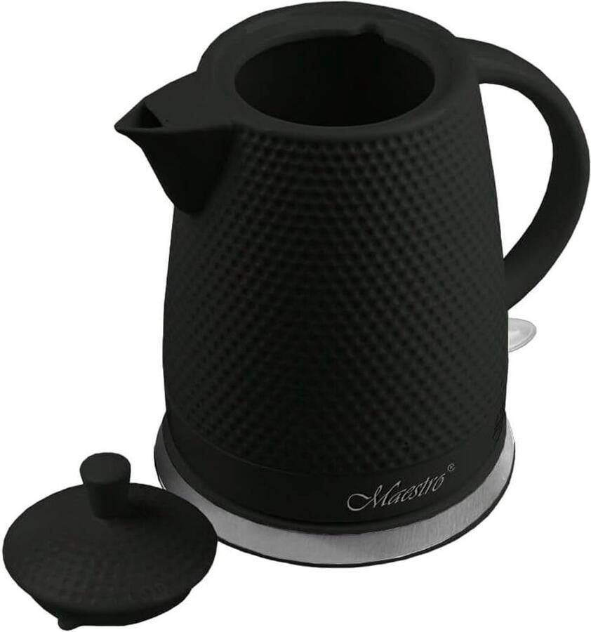 Keramische Waterkoker Thee Water Koken Snel Water Opwarmen Oververhitting Beveiliging 15 Liter Capaciteit Wit Zwart
