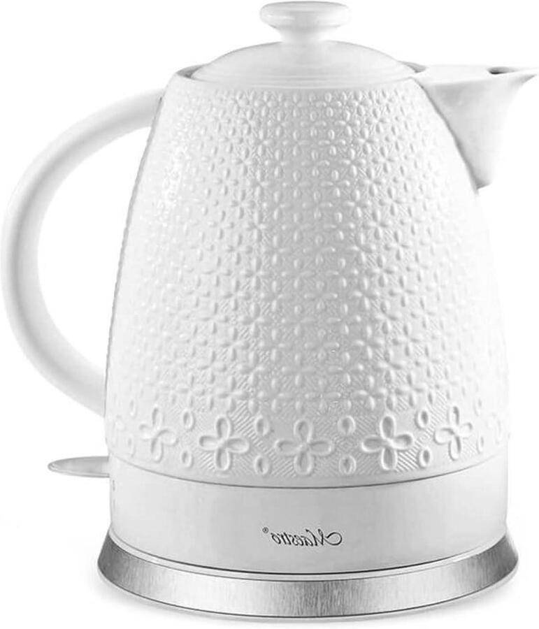 Keramische Waterkoker Theepot Functie Snel Water Koken Geurvrij Water 1.5 Liter Wit