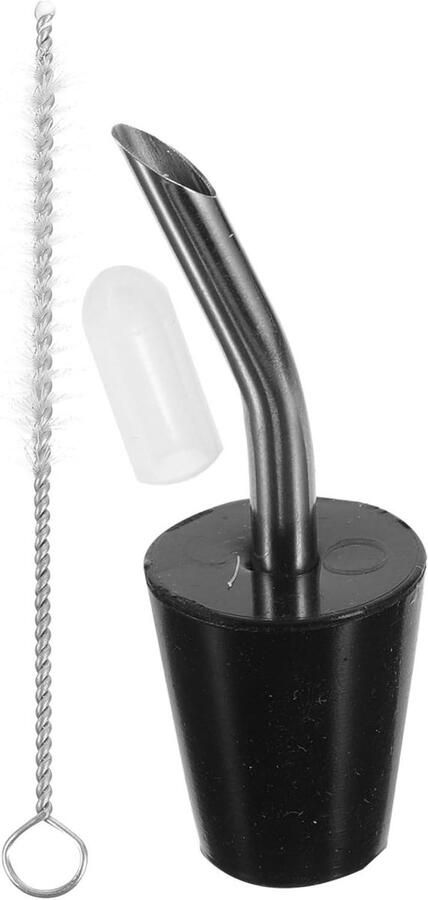 Keteluitloop Verlengstuk Waterkoker Tuit Outdoor Koffie Zetten Roestvrij Staal 2 x 5.7 x 2 cm Zilver