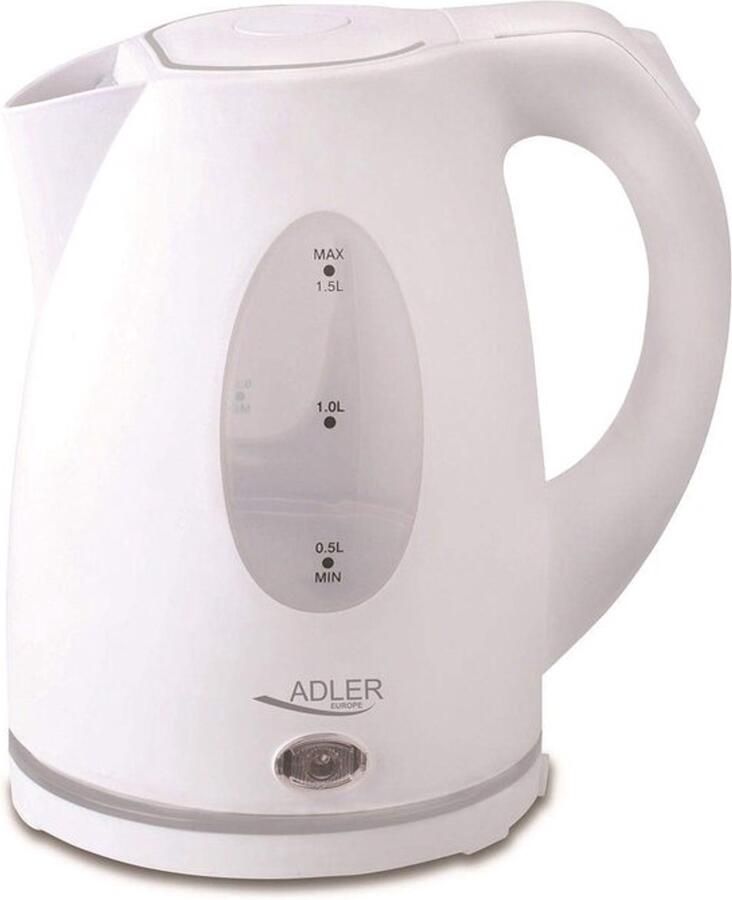 Kettle plastic 1 5 L kunststof 1 5 liter wit
