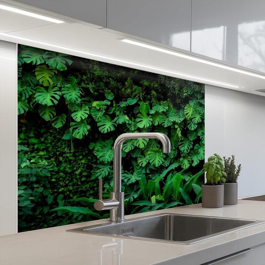 Keuken Achterwand Keuken Decoratie Bescherming Kookplaat Zelfklevend Eenvoudig 80x100cm Natuur Bos
