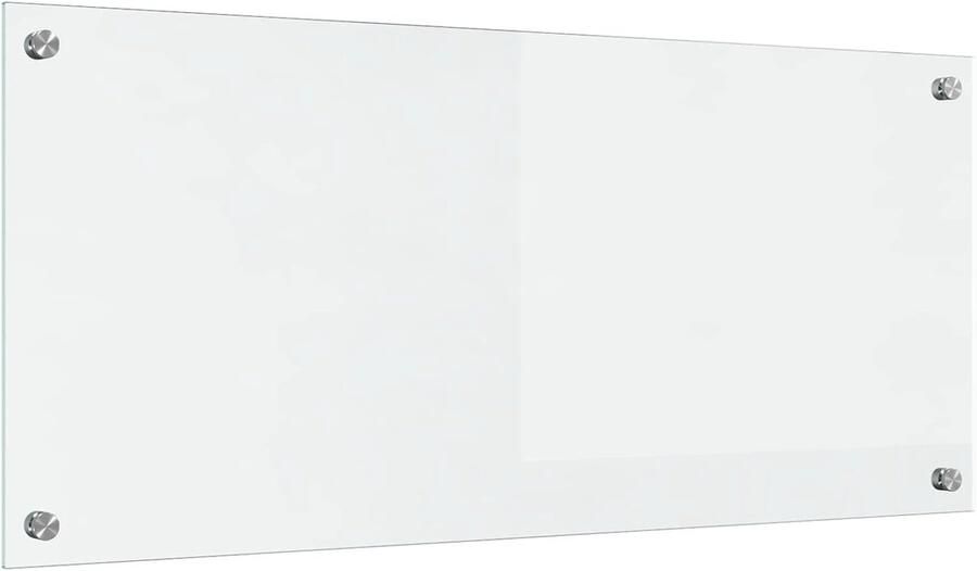 Keuken Achterwand Moderne Glasplaat Bescherming Kookplaat Hittebestendig Gehard Glas 90 x 40 cm Doorzichtig