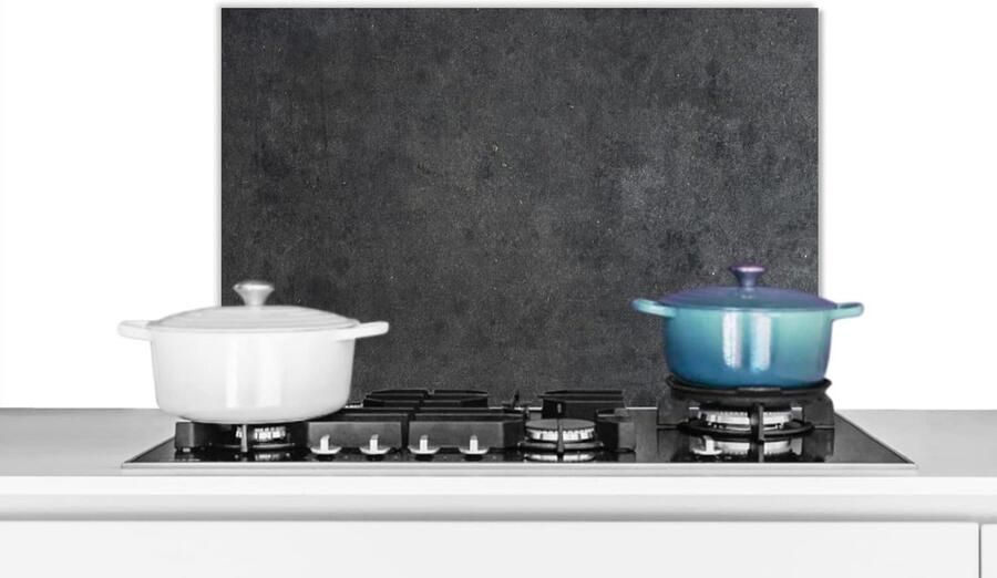 Keuken Achterwand Spatwand Bescherming Kookplaat Betonlook Structuur 60x40 cm Grijs