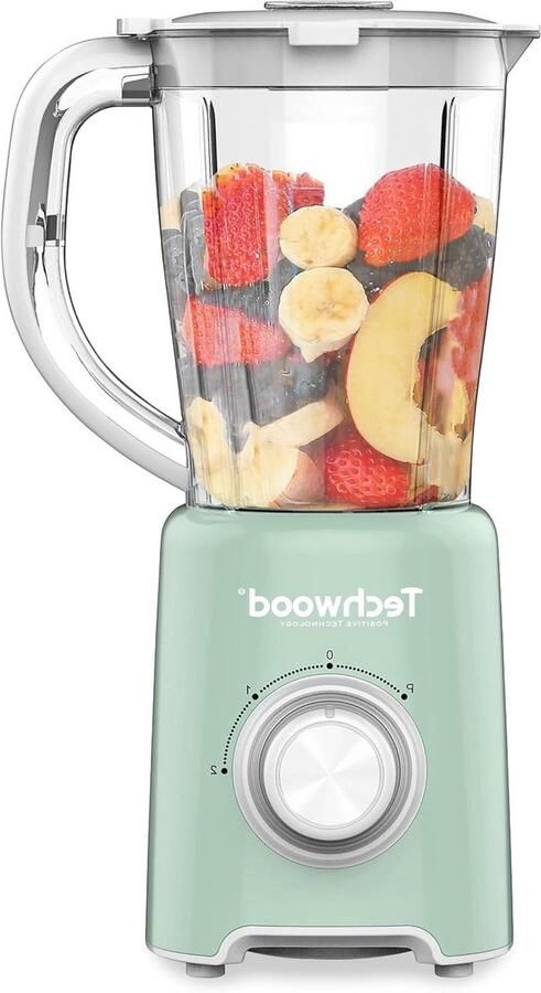 Keuken Blender Mixer Krachtig Smoothies Maken Veiligheidsvergrendeling 1.5 Liter Groen