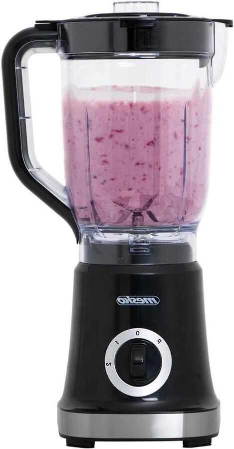 Keuken Blender Mixer Smoothies Maken 1000W Maximaal Vermogen 1.8 Liter Kan Zwart