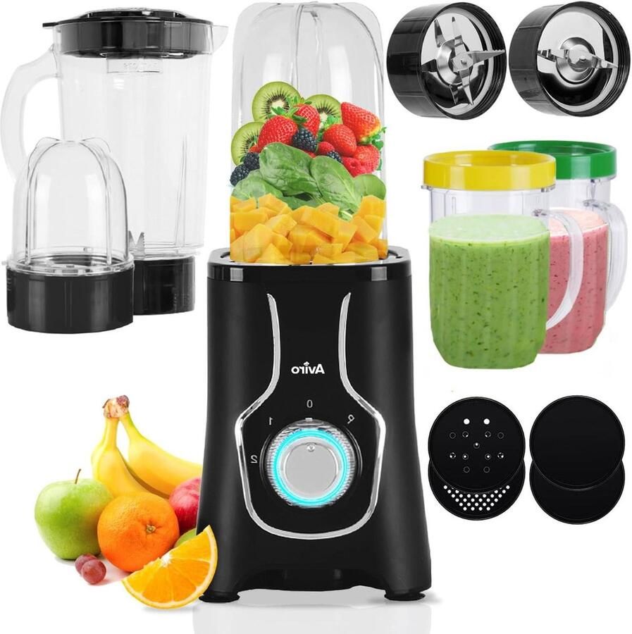 Keuken Blender Smoothie Maker Gezonde Dranken Maken Krachtige 400W Motor 1000ML Kan Zwart