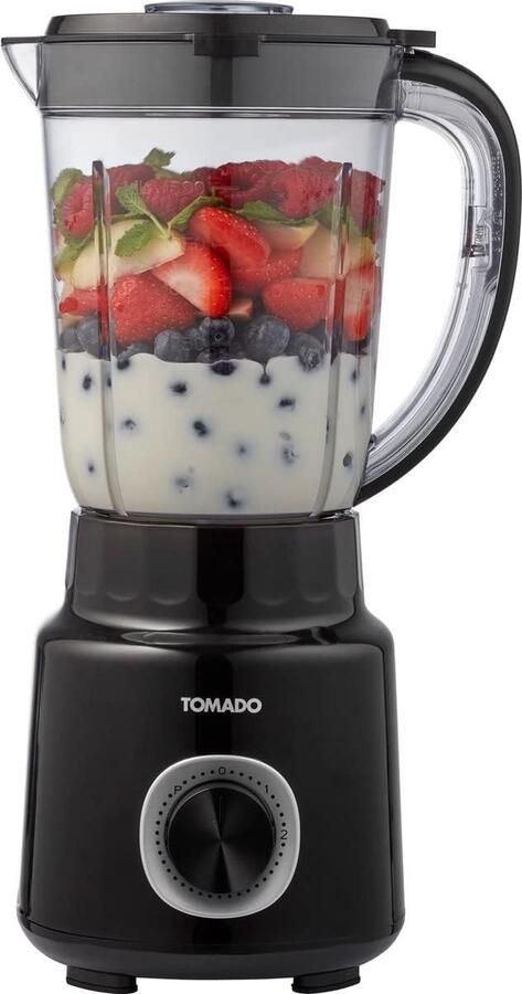 Keuken Blender Smoothie Maker Gezonde Dranken Maken Veilige Deksel Sluiting 15 Liter Kan Zwart
